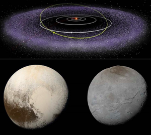 Krater zählen auf Pluto und Charon