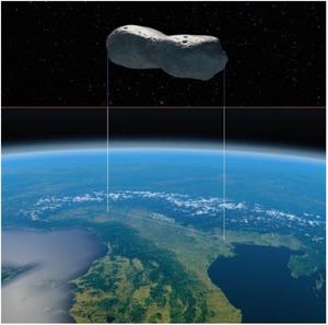 Ein Blick mit Großteleskopen auf den Asteroiden Kleopatra – Kleinkörper im Sonnensystem in voller Größe 