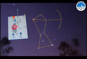 illustration image for  Orion constellation in 3D
