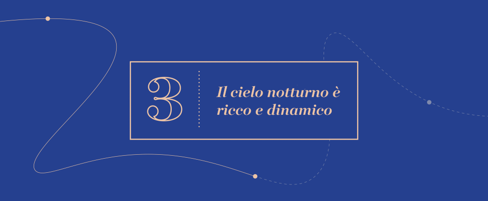 Grande Idea 3 - Il cielo notturno è ricco e dinamico