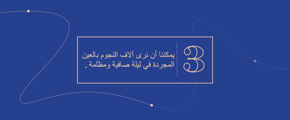الفكرة الكبرى 3 - السماء ليلاً: جميلة وحيوية