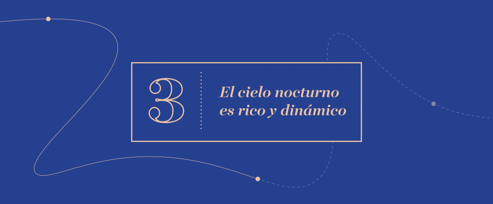 Gran Idea 3 - El cielo nocturno es rico y dinámico