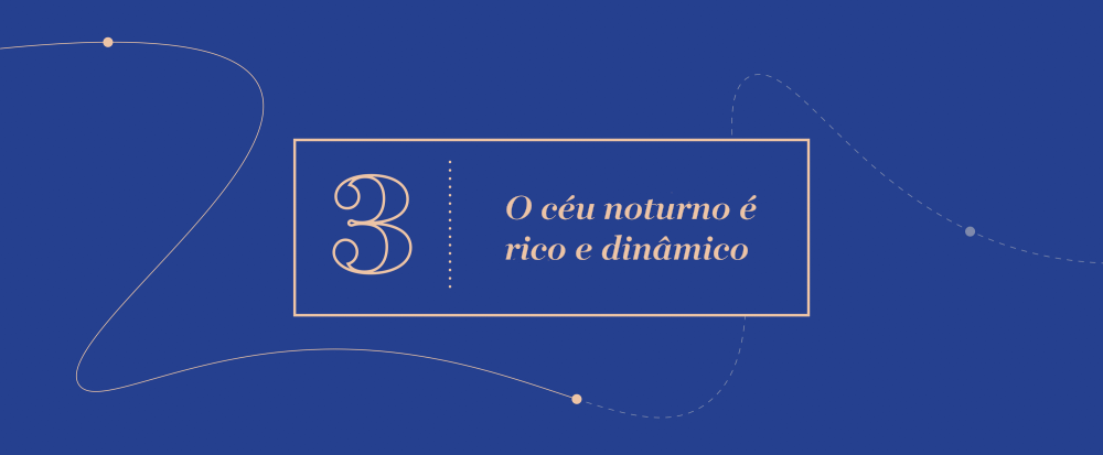 Grande Ideia 3 - O céu noturno é rico e dinâmico