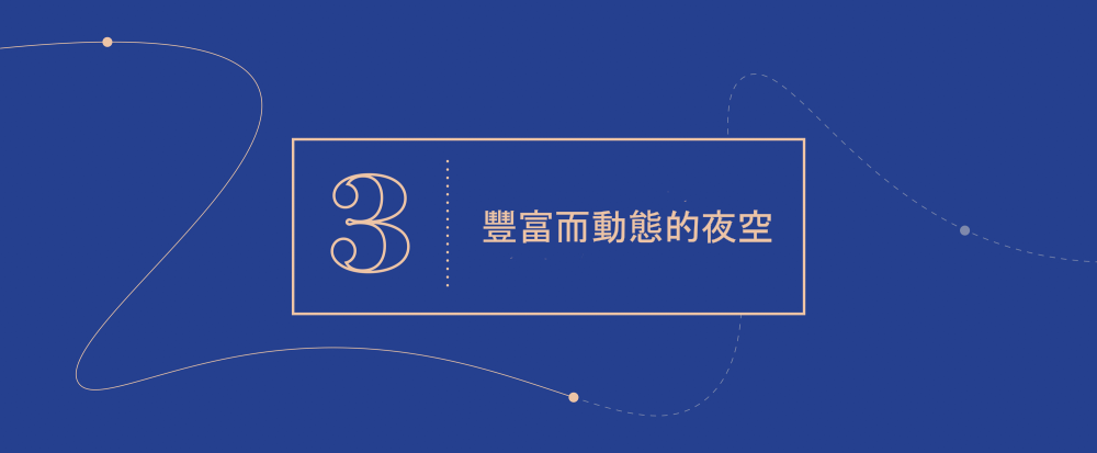 大概念 3 - 豐富而動態的夜空