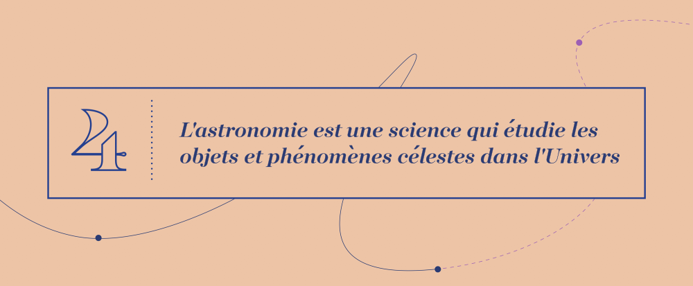 Grandes idées 4 - L'astronomie est une science qui étudie les objets et phénomènes célestes dans l'Univers