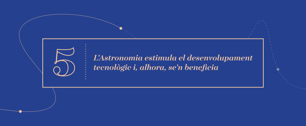 Gran idea 5 - L'Astronomia estimula el desenvolupament tecnològic i, alhora, se'n beneficia