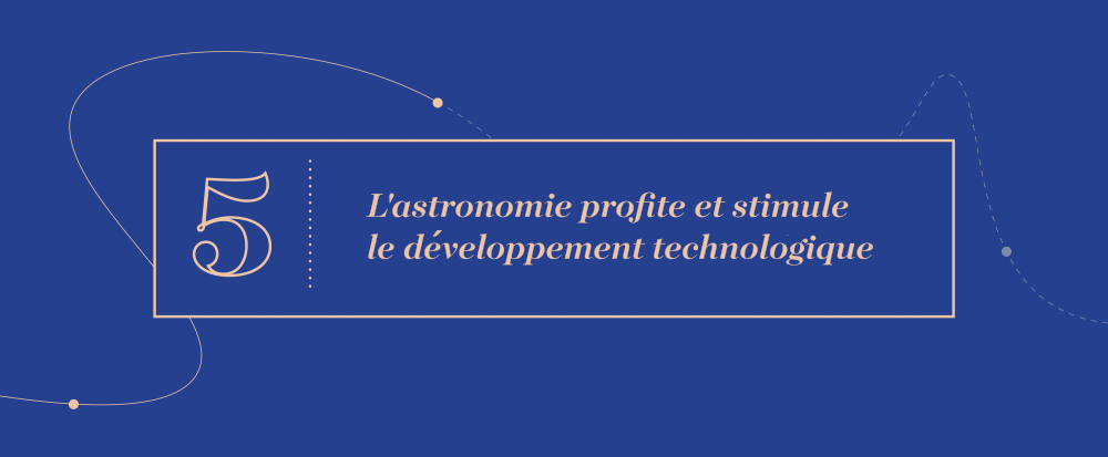 Grandes idées 5 - L'astronomie profite et stimule le développement technologique