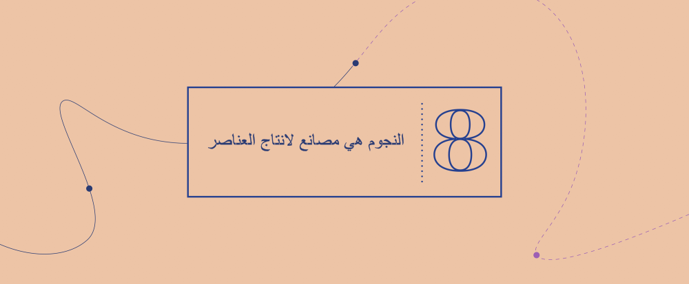 الفكرة الكبرى 8 - النجوم هي مصانع لانتاج العناصر