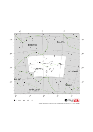 La Fornace ha la forma di un piccolo triangolo piatto che punta verso il basso.