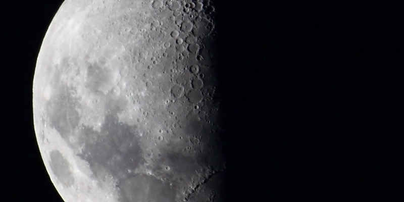 First quarter moon