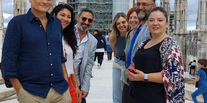 The participants to the sabir project in Milan. Credits: OAE Center Italy