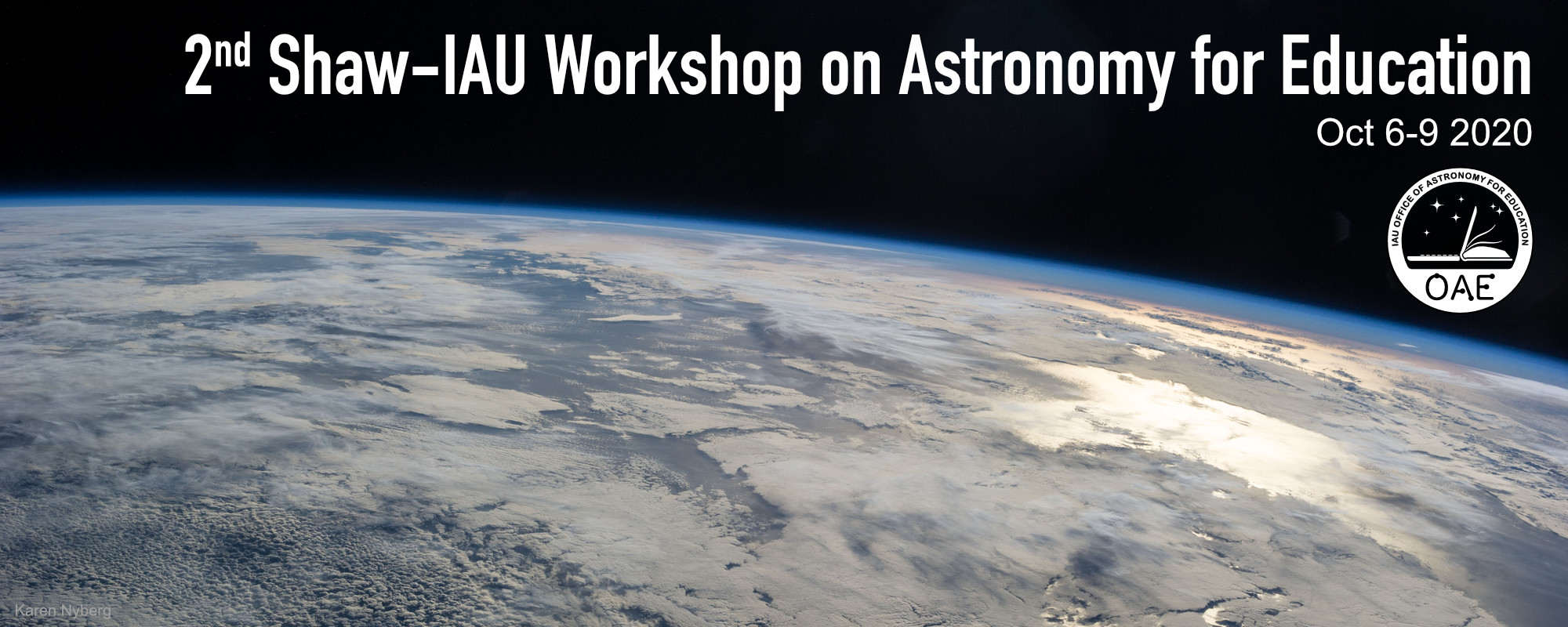2nd Shaw-IAU Workshop on Astronomy for Education banner